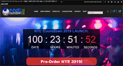 Desktop Screenshot of nyecountdown.com